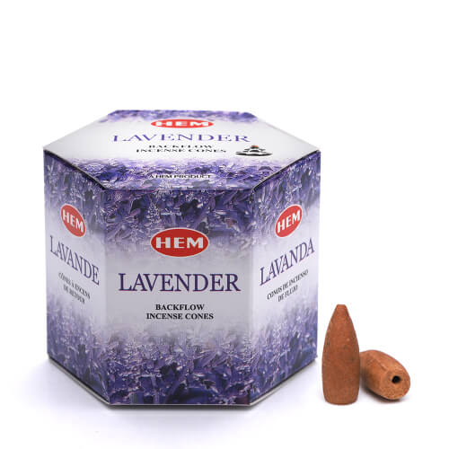 Lavender Backflow Incense Cones Hem