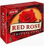 Red Rose Incense Cone