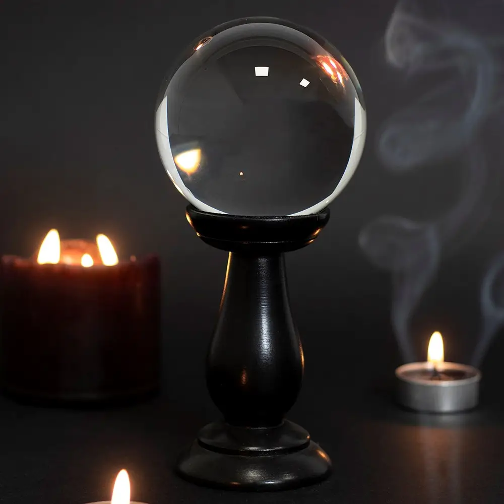 Clear Crystal Ball W/ Stand
